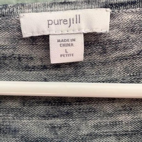 Blue and white sweater, size LP - Picture 4 of 5